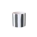 Uus Triibuline Keraamiline Kaasaegne Hoiustav Sukkulentide Potti Mini Poti Aia Lillepoti Kodu Kontori Dekooriks Taimepott (Grey,11*11*11cm) hall