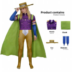 Jojo Bizarre Adventure Julius Caesar Zeppeli Cosplay Kost&uuml;&uuml;m Lastele ja T&auml;iskasvanutele Pol&uuml;estermaterjalist Kids 120cm