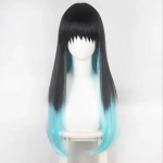 Anime Kimetsu No Yaiba Tokitou Muichirou Cosplay Kost&uuml;&uuml;mid Kisatsutai vormiriietus Parukas Halloweeni kost&uuml;&uuml;m T&auml;iskasvanud Lapsed 130 gray