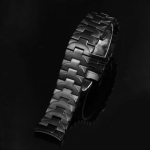 Panerai PAM111 441 k&auml;erihma jaoks K&otilde;rge kvaliteediga 316L roostevabast terasest k&auml;erihm 24mm h&otilde;bedane must 1:1 kaarjas otsaga kellarihm 24mm h&otilde;be