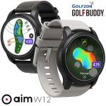 GOLFBUDDY (Golfi S&otilde;ber) (Aasta Pood 2025 Golf Ei. 1 M&auml;lestus) aim W12 GPS-navigaatoriga k&auml;ekell T&uuml;&uuml;p GOLFZON Jaapan Ametlik toode (sbn) G-Tsoon gray