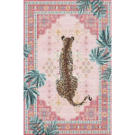 Gepardimustriga vaip Personaalne looma-lillevaip Magamistuba Elutuba Soe kaunistus P&otilde;randamatt Roheline Sinine Roosa Uksematt 160cm x 230cm