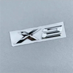 3D ABS Must Kroom Auto T&auml;hed Tagumine Pagasiruumi Embleem M&auml;rk X1 X2 X3 X4 X5 X6 X7 Logo BMW E70 Z72 E53 F15 G05 jaoks Decals Kleebis Styling