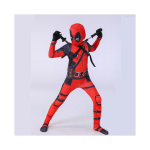 (Riie+Seljakott + Kaks M&otilde;&otilde;ka , 8-9 Aastat) Lastepoiste Deadpool Halloweeni peo Cosplay kost&uuml;&uuml;m Peokleit 120