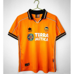Vintage Valencia FC Jalgpallis&auml;rk Mehed Naised L&uuml;hikeste Varrukatega Jalgpalli &Uuml;laosa Retro 1999 2000 2006 Komplektid Streetwear Vabaaja XXL