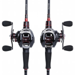 Metallist kalarullid 11+1 BB Casting P&uuml;&uuml;girullid Madala profiiliga kahepiduritega Baitcast rullid Left Hand