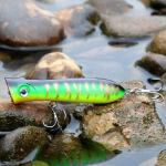 Topwater Fishing Lure Artificial Baits Lures for Bass Forell Fishing Tackle Lure roheline