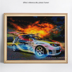 5D DIY teemantmaaling sportauto teemanttikandid mosaiik ristpistes kivid 20X30CM
