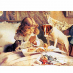 Teemantmaal Tikandid T&uuml;drukud Kassid Koerad Koogitoidud T&auml;is&uuml;mmarguse ristpistega pulmakaunistus 20X30CM