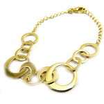 Les Tr&eacute;sors De Lily [G2773] - Bracelet Plaqu&eacute; Or 'Chor&eacute;graphie' kuld