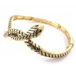 Les Tr&eacute;sors De Lily [J8950] - Bracelet bras cr&eacute;ateur 'Tentation' dor&eacute; kuld