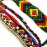 Les Tr&eacute;sors De Lily [L5231] - Bracelet ethnique 'Kilimanjaro' tutti frutti (5 rangs) mitmev&auml;rviline