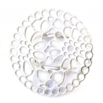 Bague Argent 'Carmen' argent&eacute; (florale) 54 h&otilde;be