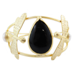 Les Tr&eacute;sors De Lily [Q5610] - K&auml;sitsi valmistatud k&auml;ev&otilde;ru  Cl&eacute;opatra  must kuld (kiilid) - 70 mm 35 mm must