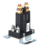 Kaasaskantav 24V 500A suure vooluga alalisvoolurelee kaheelemendiline isolaatoriga t&otilde;stuki mootor must