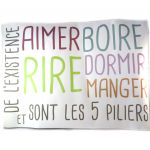 Les Tr&eacute;sors De Lily [N6195] &ndash; kleebiste leht  The 5 pillars of Existence  (50x70 cm) mitmev&auml;rviline
