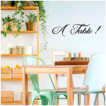 Les Tr&eacute;sors De Lily [Q6514] - Kleebiste leht  S&otilde;numid  (lauas!) - 20x70 cm must