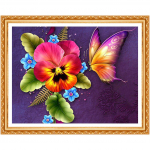 Teemantmaaling Lilled Teemanttikandid Rhinestone n&auml;put&ouml;&ouml; Pildid Kristallid Kodukaunistus 20X30CM