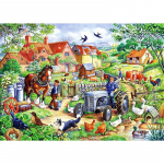 Teemanttikandid Traktor DIY 5D Teemantmaaling Rhinestones Mosaiik Teemandid Scenery Seinakaunistus 20X30CM