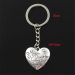 Moodne v&otilde;tmehoidja 28x30mm S&uuml;da Ema T&uuml;tar S&otilde;brad Igavesti Ripatsid DIY Mehed ehted Auto v&otilde;tmehoidja r&otilde;ngas kingituseks h&otilde;be