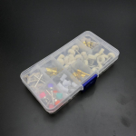 80 tk Dental Prophy poleerimispintsli tass alumiiniumoksiidist nailonist puuvillast vildist ratta hammaste poleerimiskomplekt