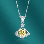 BELLA BOX lehvikukujuline ripats kaelakee mitmev&auml;rviline mood pulmakihlus ehted roheline