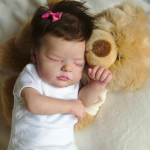 BZDOLL 50cm 3D-v&auml;rv n&auml;htavate veenidega Pehmest silikoonist Reborn Girl Baby Doll M&auml;nguasi nagu p&auml;ris magav Boneca laste s&uuml;nnip&auml;evakink Finished 3D Doll