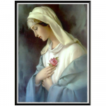 5D tegelase religioosne &uuml;mmargune teemantmaal Ema poja kleebis K&auml;sitsi valmistatud teemanttikandid mosaiik Kodukaunistus 30X40cm