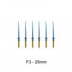 Hambaraviinstrument Super File Blue Rotary Pro soojuse aktiveerimisega painduvad mootori koonusviilid juurekanali jaoks 25mm F3