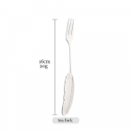 V&auml;rviline Creative Fork 304 roostevabast terasest sulgedest mustriga kahvel magustoit kohvikahvel j&otilde;ulukink K&ouml;&ouml;gitarvikud lauan&otilde;ud h&otilde;be