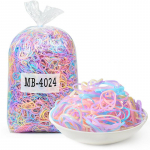 Uus beebi Mood Mitmev&auml;rviline Kvaliteetne kummipael Lips hobusesabahoidja Kummipaelad Juuste aksessuaarid Juuksepael 10000Pcs X2