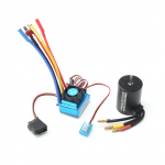 3650 harjadeta mootor 3100KV koos 120A harjadeta ESC-ga 1/8 1/10 RC auto RC paadiosa jaoks 60A must