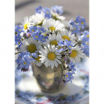 DIY lilleline 5D teemantmaal, t&auml;isring puur Teemanttikandid Ristpistes mosaiikkomplektid Lillede seinakunst Kodukaunistus Full Round 20x30CM