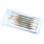 Hambaravi komposiitvaigust t&auml;itevaigupea taastamise komplekt T&ouml;&ouml;riistad Spaatliga Titaan 6tk Kuld kuld