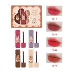 HengFang 4 v&auml;rvi matt huulel&auml;ige kauakestev veekindel vedel huulepulk huulemuda kinkekarp 3,5g/tk