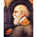 5D DIY Teemantmaal Abstraktne Vanamehe Teemanttikandid T&auml;ismosaiigikomplektid Ristpistes Kodukaunistus K&auml;sitsi valmistatud kingitused Round 20x30cm