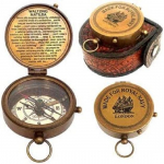 Graveeritud messingist kompass, kodukaunistus, kingitused lastele, lastele, teismelistele