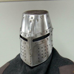 Terasest Crusader 18 Gauge Crusader Kiiver Knight Warrior Suur kiiver