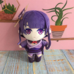 M&auml;ng Anime Palus nukum&auml;nguasi 20cm Yae Miko Raiden Shogun Beelzebul Armas pehme t&auml;idisega padja Cosplay Raiden