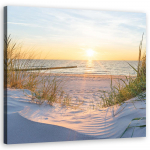 L&otilde;uenditr&uuml;kk Sunset on the beach 30x30 beež