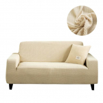 Jacquard diivanikatted Paks polaarfliisist elastne diivani kate elutoa jaoks Grey Stretch diivani tugitooli kate koju 1 seater 90-140cm helehall v&auml;rv