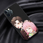 Must Tpu telefoni&uuml;mbris iPhone'ile 12 14 Se 13 Mini 11 Pro Max Xr Xs X 7 8 6s Plus 11pro 6 12pro 13mini Cover Spy &times;Pereanime iPhone 13 Mini