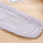 3 paari libisemisvastased suvised pahkluu sokid naiste elastsed hingavad l&uuml;hikesed sokid Invisible must