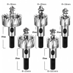 5 tk/komplekt Kiirterasest auguavaja raudplaat HSS augusaepur Roostevabast terasest metallisulamist rauast l&otilde;ikepuuri t&ouml;&ouml;riistakomplekt HMM 5pcs/set