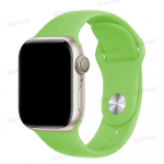 Silikoonrihm Apple Watchi rihma jaoks 45mm 44mm 40mm 41mm 42mm 38mm 49mm k&auml;ev&otilde;ru iwatch seeria 8 7 se 3 4 5 6 Ultra rihm 38 40 41 mm S-M roheline