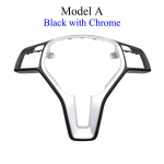 Auto kroomitud rooliratta v&auml;lisraami katte trimm Mercedes BENZ CE GLK CLS klassi W176 W246 W204 W212 GLK204 W156 W117 jaoks Model A