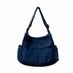 Uued teksast &otilde;lakotid Naistele Suure mahutavusega kandekotid naistele &uuml;li&otilde;pilastele Mood Crossbody kotid Korea vabaaja k&auml;ekotid 42cm-15cm-32cm sinine