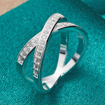 925 Sterling Risti biring 7 8 9 10 s&otilde;rmus naistele v&otilde;luv ehted 7