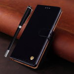 Klassikaline raamat nahast klapp&uuml;mbris Samsung Galaxy A04S A14 A54 A53 S21 S22 S23 Ultra Plus Xiaomi Redmi Note 11 iPhone 14 13 12 11 Pro Max rahakoti kate For Xiaomi Poco M3 Pro must