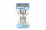 Gamakatsu 66241 Treble Hook Treble 13 must, suurus 3 (1088)
